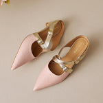 Zelle Genuine Leather Mules