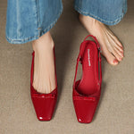 Melani Genuine Leather Heels