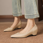 Mavi Genuine Leather Pointed-Toe Heels