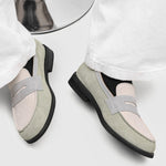 Milan Cowhide Suede Penny Loafers