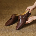 Agnit Genuine Leather Mules