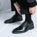 Slyther Genuine Leather Brogues