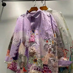 LORENA FUN PRINT OVERSIZED SHIRT