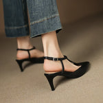 Serava Genuine Leather Heels