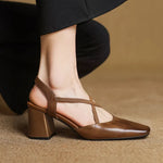 Petra Genuine Leather Heels