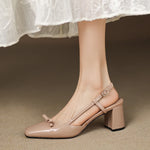 Melani Genuine Leather Heels