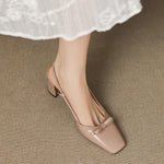 Melani Genuine Leather Heels
