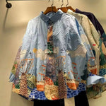 LORENA FUN PRINT OVERSIZED SHIRT