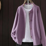 ELARA | PEARL-BUTTON CARDIGAN