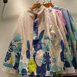 LORENA FUN PRINT OVERSIZED SHIRT
