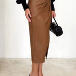 Maeve Leather Skirt