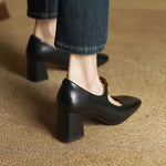 Luisa Genuine Leather Heels