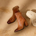 Siren Genuine Leather Ankle Boots