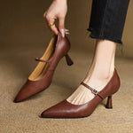 Selene Genuine Leather Pumps
