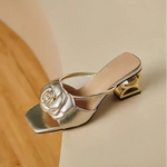Rosette Heels