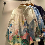 LORENA FUN PRINT OVERSIZED SHIRT