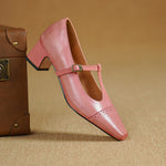Kathy Genuine Leather Heels