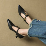Marlene Genuine Leather Heels