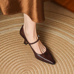 Samara Genuine Leather Heels