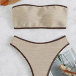 Beautifully Finished Bathing Suit in a Timeless Design