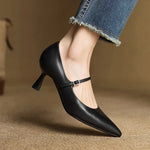 Selene Genuine Leather Pumps