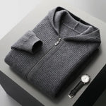 SORRENTO CASHMERE ZIP HOODIE
