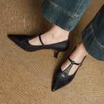 Lorena Genuine Leather Heels