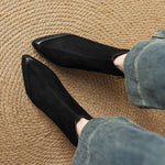 Evie Genuine Suede Ankle Boots