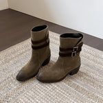 Sienna Genuine Suede Western Boots