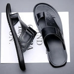 CALLEN LEATHER SANDALS