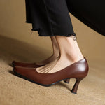 Diara Genuine Leather Heels