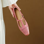 Kathy Genuine Leather Heels