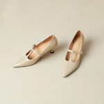 Ileen Genuine Leather Heels