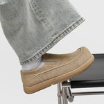 Milo Cowhide Slip-On Suede Shoes