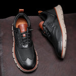 CALDWELL LEATHER TRAINERS