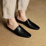 Mila Genuine Leather Mules