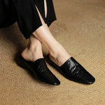 Mila Genuine Leather Mules