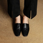 Mila Genuine Leather Mules