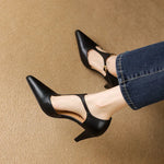 Triana Genuine Leather Heels