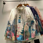 LORENA FUN PRINT OVERSIZED SHIRT