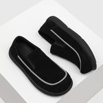 Milo Cowhide Slip-On Suede Shoes
