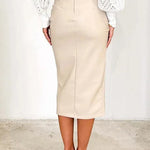 Maeve Leather Skirt