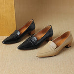 Naira Genuine Leather Pumps