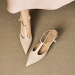 Serava Genuine Leather Heels