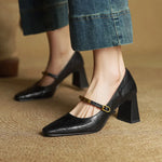 Auria Genuine Leather Heels