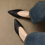 Olivia Genuine Leather Mules