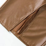 Maeve Leather Skirt