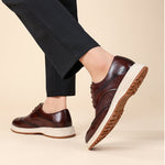 Elric Genuine Leather Lace-Up Shoes