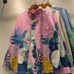LORENA FUN PRINT OVERSIZED SHIRT