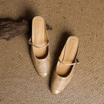 Berla Genuine Leather Mules
